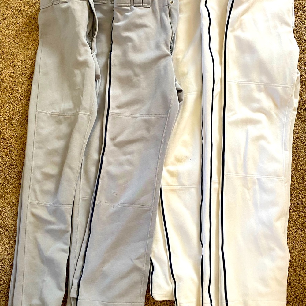 6 pairs Mizuno Baseball Pants. Good condition! Size Adult S. $10 a pair